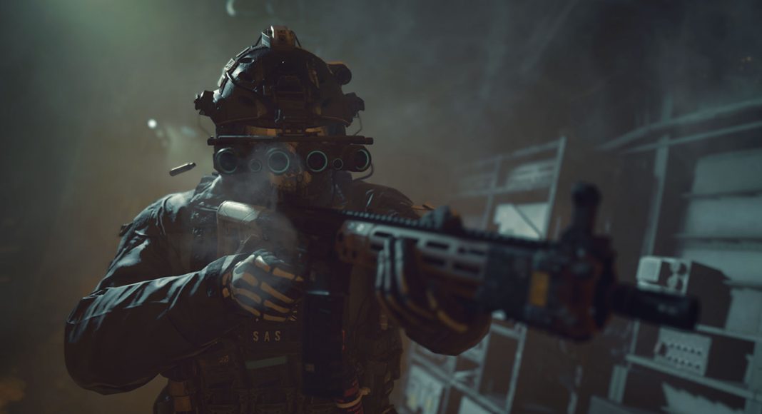 Call of Duty: Modern Warfare 2'nin fragmanlarından alınmış bir görüntü.