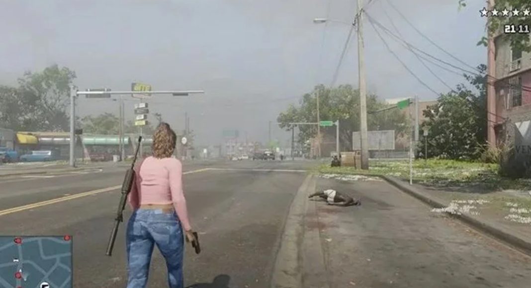 Sızdırılan Grand Theft Auto 6 ekran görüntüsü.