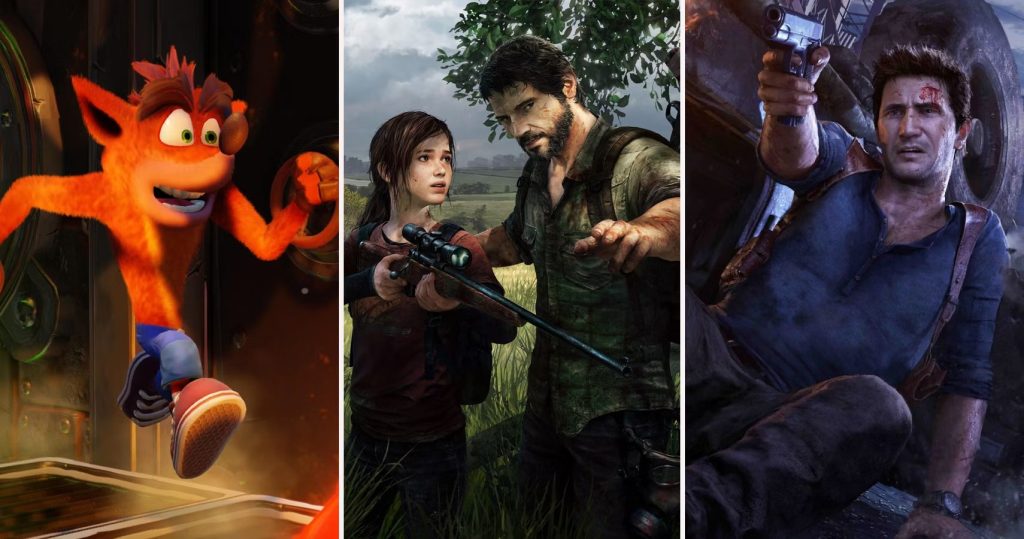 Naughty Dog Oyunları, Crash Bandicoot, The Last of Us ve Uncharted.