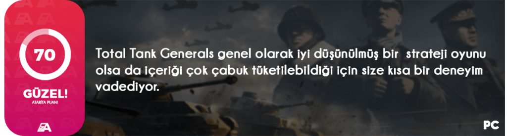 Total Tank Generals İnceleme Puanı