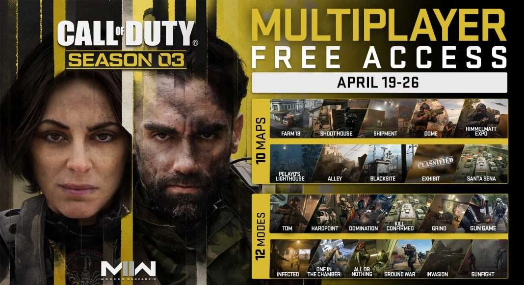 Modern Warfare 2 multiplayer ücretsiz oluyor