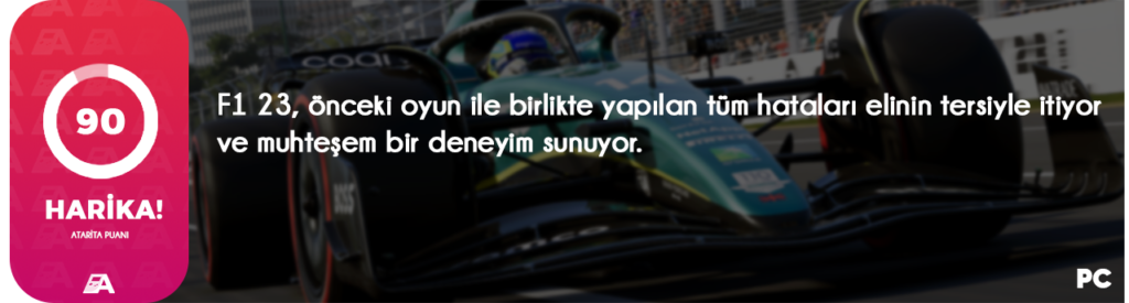 F1 23 - İnceleme Özeti