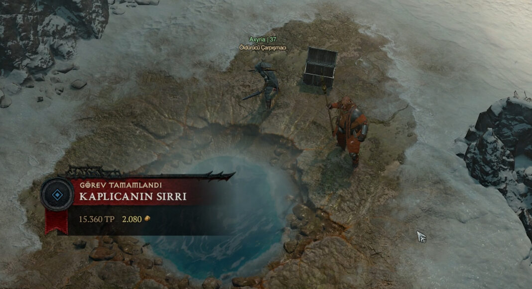 Diablo 4 Kaplıcanın Sırrı nottaki bilmeceyi çöz görevi