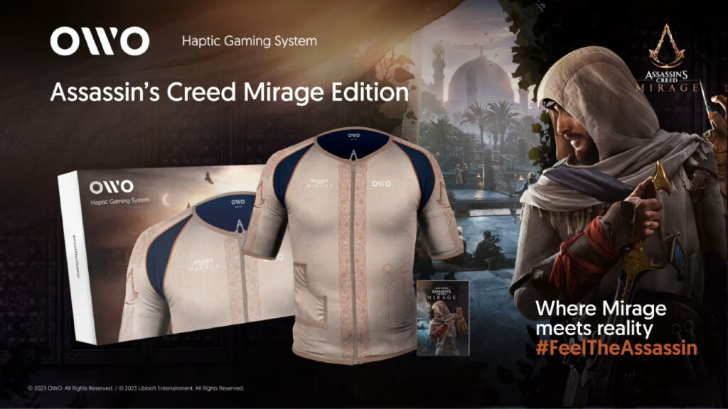 Assassin's Creed Mirage için özel tişört üretildi.