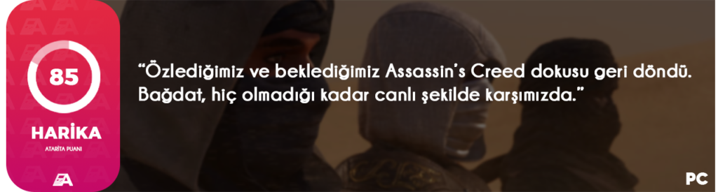 Assassin's Creed Mirage - İnceleme