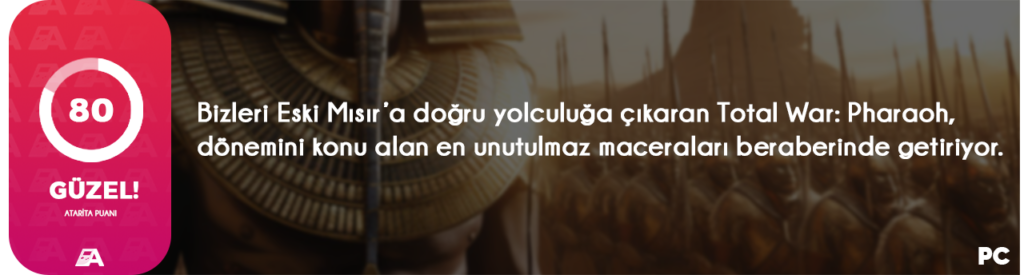 Total War: Pharaoh İnceleme