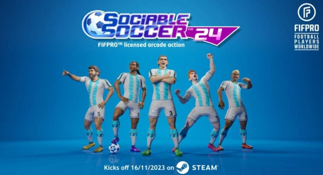 FIFPRO Lisanslı Sociable Soccer 24, 16 Kasım'da Steam'de Ve Switch'te Çıkıyor.