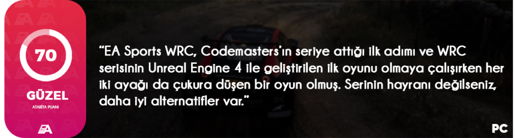EA Sports WRC İnceleme