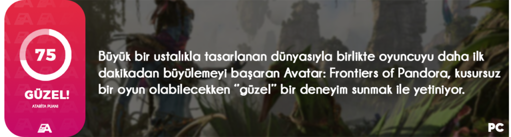 Avatar: Frontiers of Pandora - İnceleme Puanı