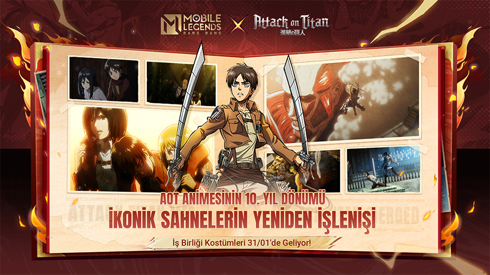 Mobile Legends: Bang Bang’de şimdiye kadarki en büyük anime ve manga gişe rekortmeni için bir araya gelin! 