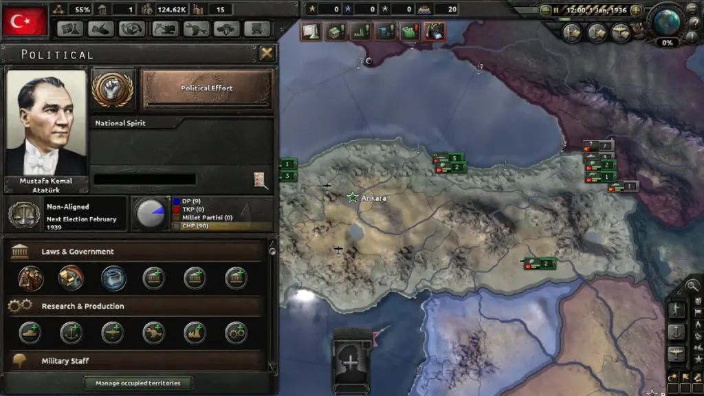 Hearts of Iron 4 Önerilen Sistem Gereksinimleri