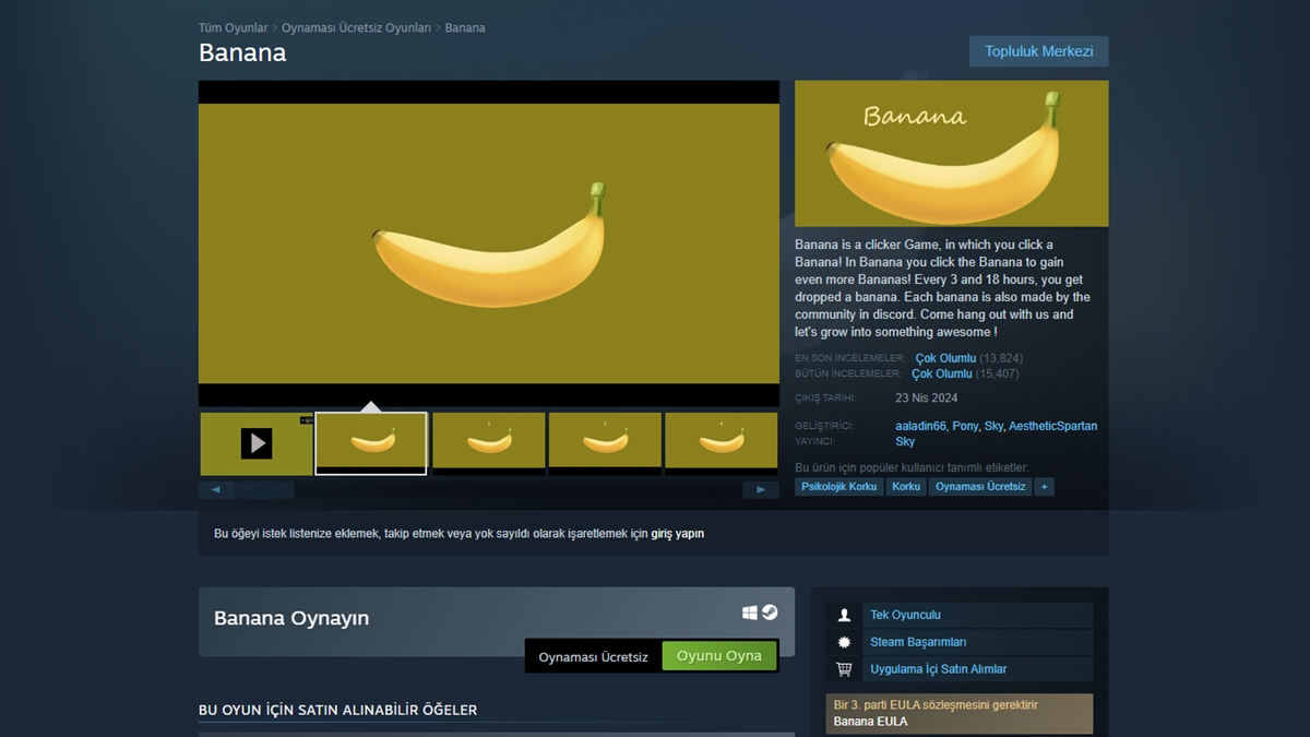Steam'deki Banana Çılgınlığı: Bu Oyunun Büyüsü Ne?