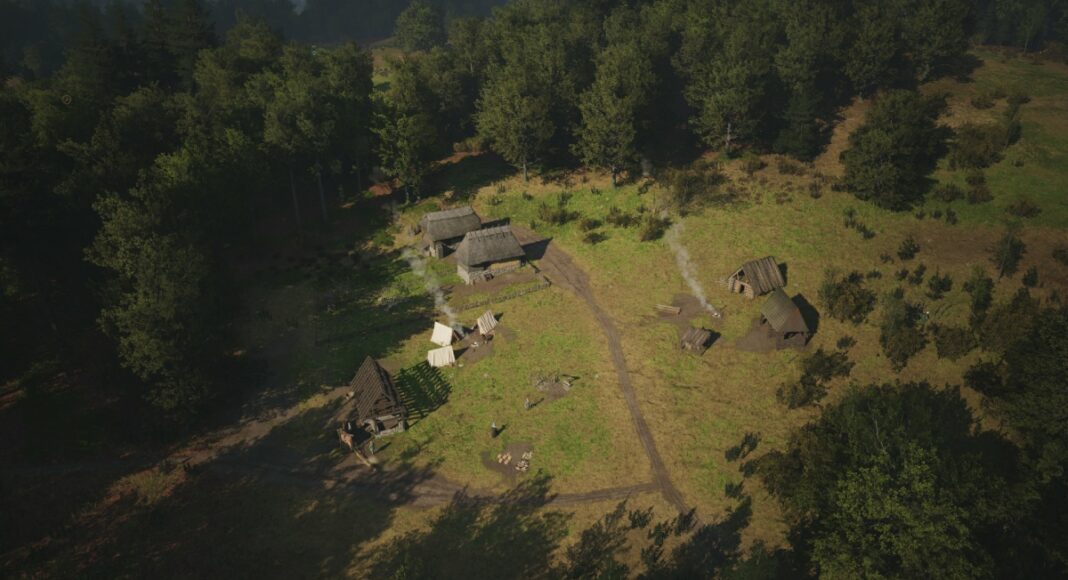 Manor Lords Unreal Engine 5 sürümünden bir ekran görüntüsü.