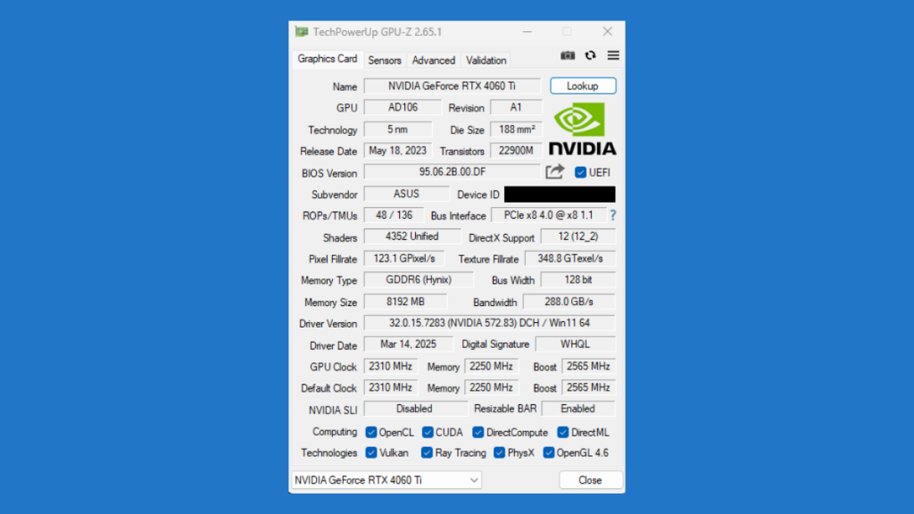 Ekran Kartı Öğrenme Rehberi: Hangi Kartı Kullandığınızı Öğrenin! GPU-Z Kullanarak Ekran Kartı Öğrenme