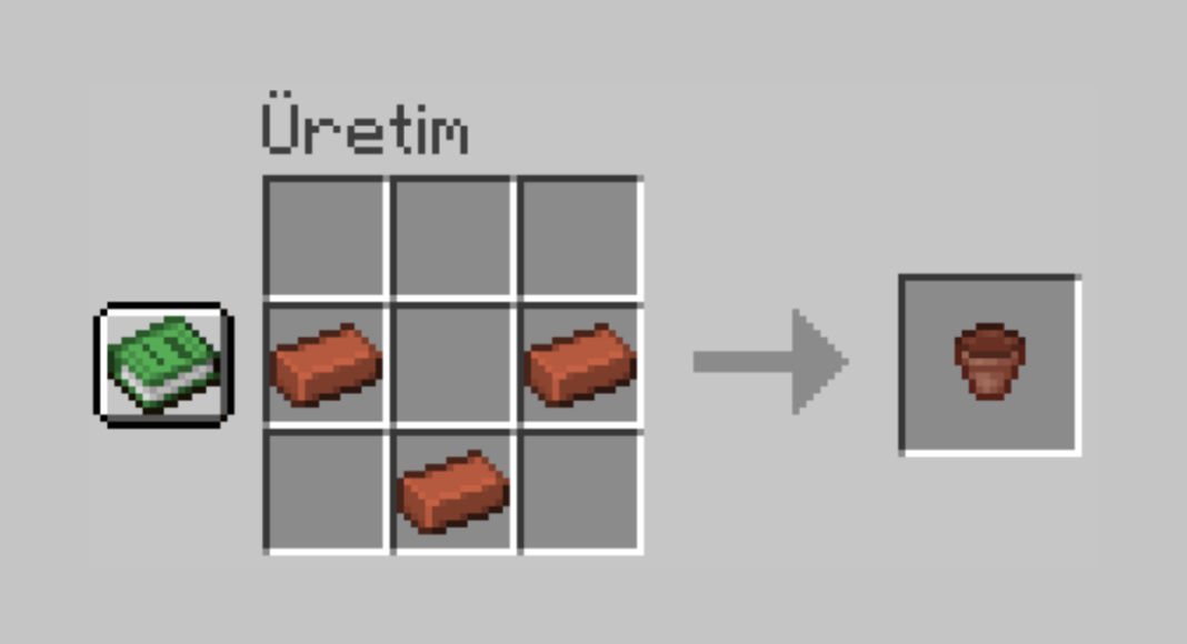 Minecraft Saksı Yapımı Rehberi