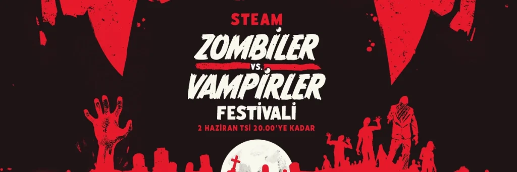 Steam'de Zombiler vs. Vampirler Festivali Devam Ediyor: İşte Öne Çıkan Oyunlar Steam Zombiler vs. Vampirler Festivali indirimli oyun önerileri.