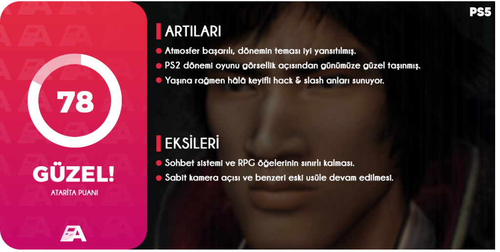 Onimusha 2: Samurai’s Destiny İnceleme Selamlar millet, Onimusha 2: Samurai's Destiny incelemesine hoş geldiniz! Siz bu satırları okurken ben çok uzaklarda olacağım... Dramayı kes Seyidcem! Şey askerde olacağım da, bana bol şans dilersiniz. İncelemenin biraz daha kısa olacağını önden belirteyim çünkü Onimusha 2 için daha önceden bir ön inceleme yazmıştım. O yüzden orada benim için soru işareti olarak kalan kısımları toparlayacağız ve son puanımızı netleştireceğiz. Haydi başlayalım!
