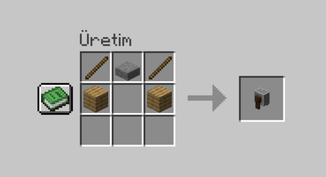 Minecraft Bileme Taşı Yapımı