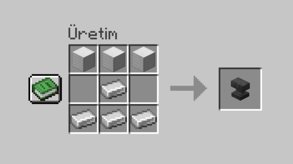 Minecraft Örs Yapımı