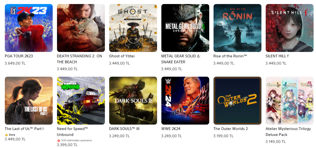 PlayStation Store'da Oyun Fiyatları Büyük Oranda Zamlandı: Yeni Oyunlar Korkunç Fiyatlara Yükseldi PlayStation Store zamları geri döndü