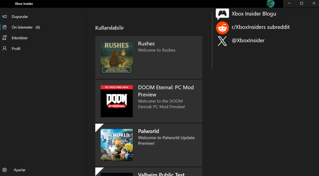 Xbox Insider Programı Nedir: Nasıl Katılabilirsiniz? Xbox Insıder Hub basit bir arayüze ve tasarıma sahip.