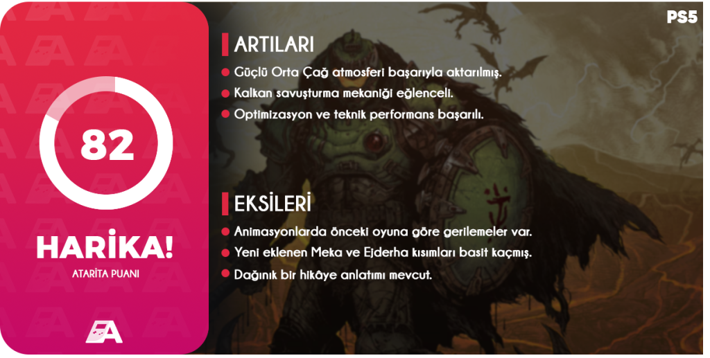 DOOM: The Dark Ages İnceleme DOOM: The Dark Ages İnceleme Puanı