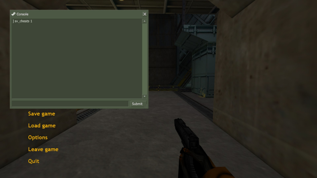 Half-Life Hileleri Aktifleştirme