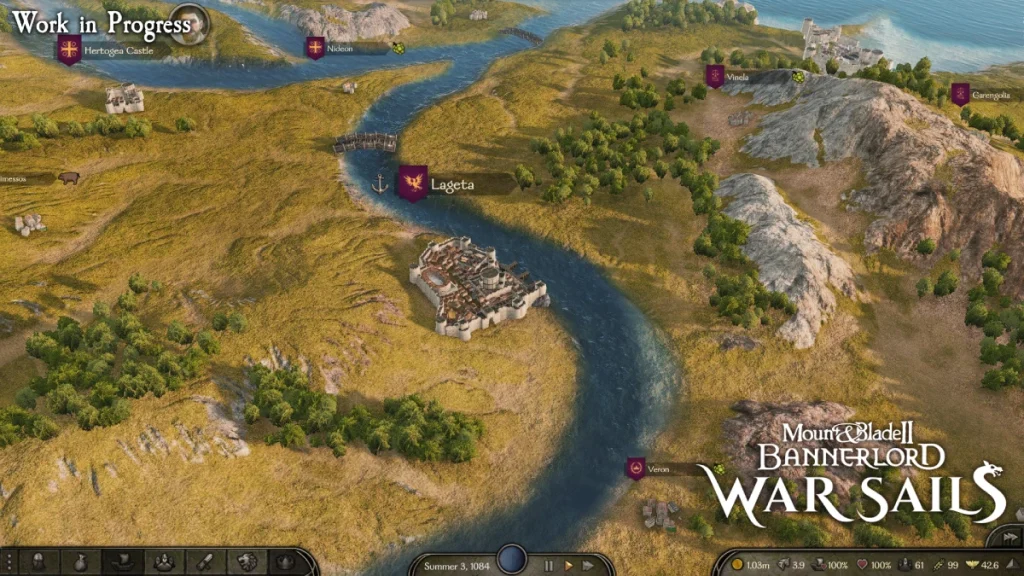 Bannerlord'un War Sails DLC'sinden Oyun İçi Görüntüler Geldi: Düşündüğümüzden Daha Detaylı Olacak Gibi Görünüyor TaleWorlds'ün bu yıl Bannerlord için duyurduğu War Sails DLC'sinden yeni oyun içi görüntüler paylaşıldı. Oyuna yeni bir fraksiyon, deniz savaşları ve birçok bağlantılı sistemi ekleyecek olan yeni DLC yakın zamanda bir tarih belirtilmeden ertelenmişti. Perşembe günü paylaşılan yeni bir geliştirici günlüğü yazısında ek pakete dair birçok detay paylaşıldı ve oyun içi bazı görüntüler geldi. Bunlarla birlikte, artık DLC'nin kapsamının daha büyük olduğunu ve bazı simülasyon özelliklerini barındırdığını da görüyoruz.