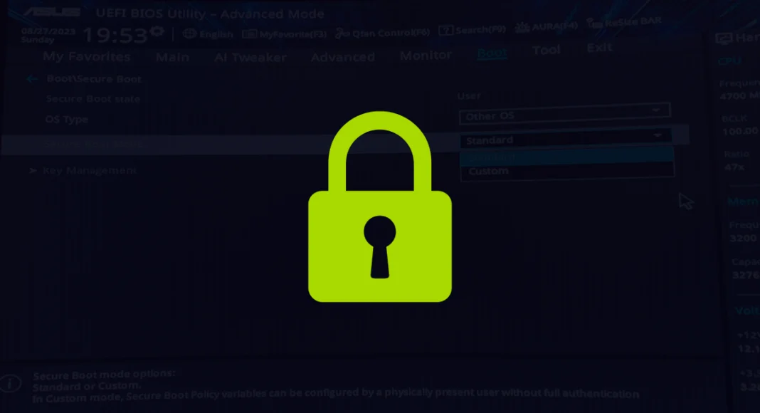 Secure Boot nasıl açılır?