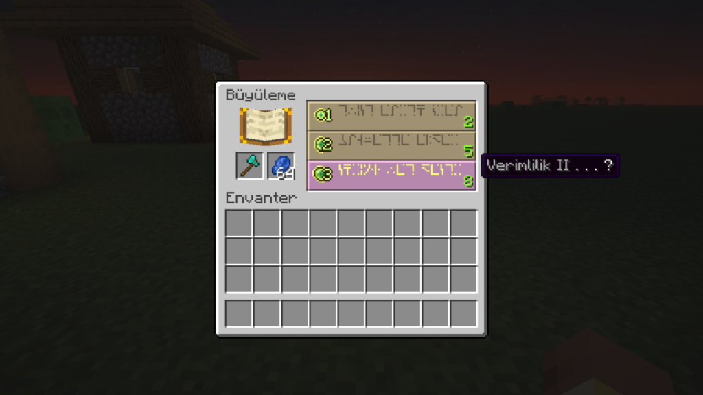 Minecraft En İyi Balta Büyüleri