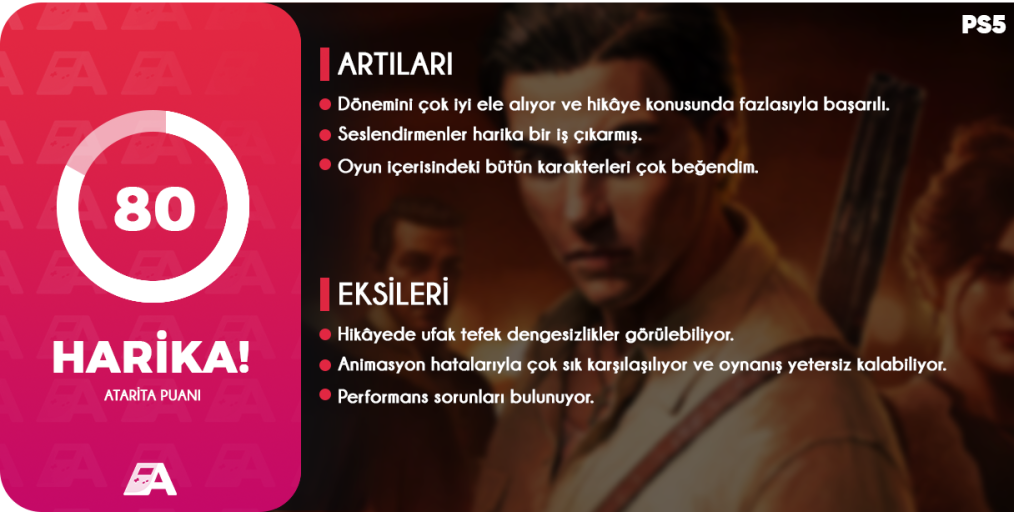 Mafia: The Old Country Nihai İnceleme Puanı