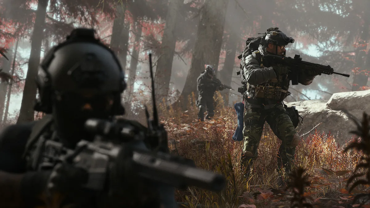 Call of Duty Modern Warfare 4 ormanda çatışma