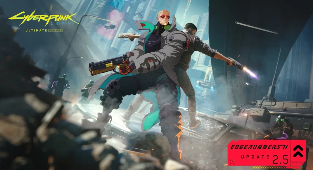 Cyberpunk 2077 Edgerunners 2 Güncellemesi (2.5) illüstrasyonu