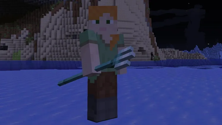 Minecraft Üçlü Mızrak büyüleri