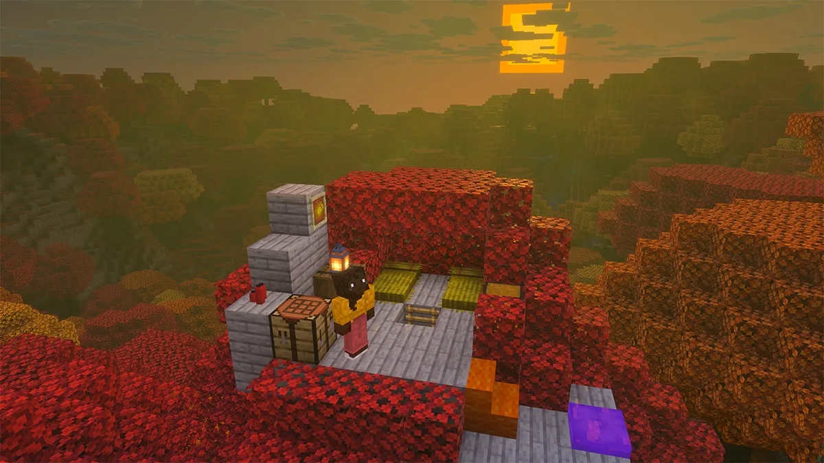 Minecraft Wilderness Bound kamp