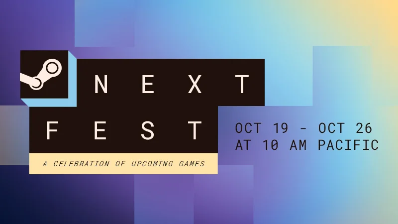 Steam Next Fest Ekim 2026 görseli