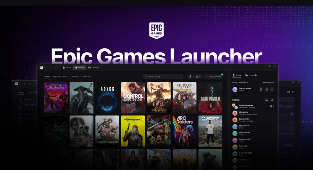 Yeni Epic Games Launcher